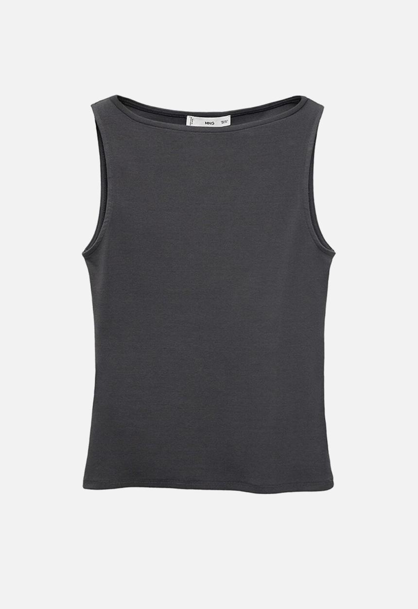 MANGO - Top Tecla - Charcoal