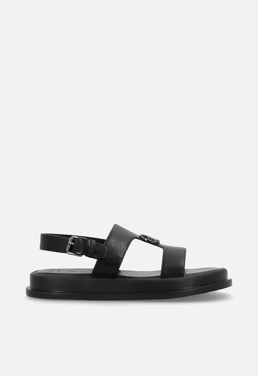 POLO - Moulded trim sandal  - black