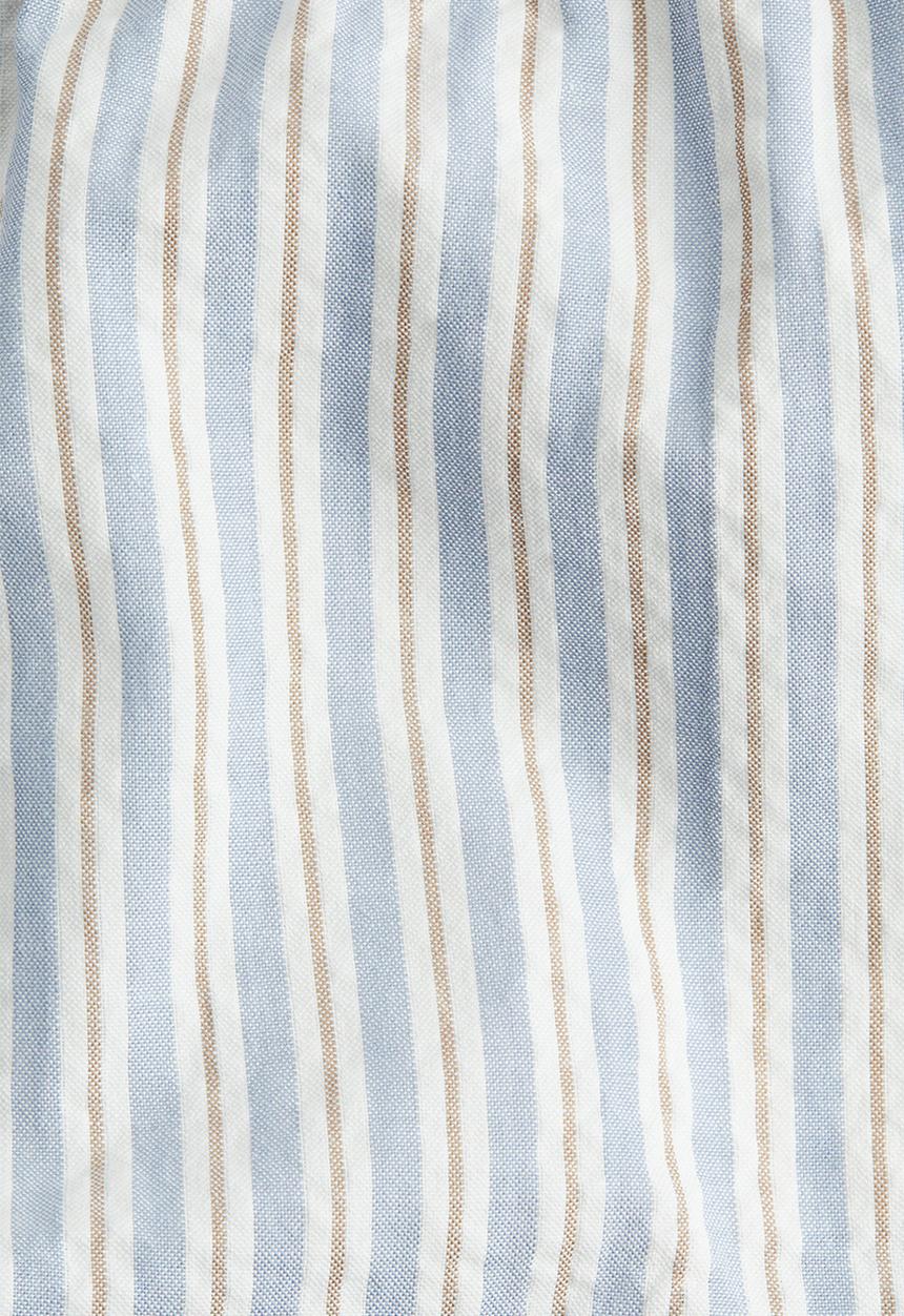 H&M - Cotton shorts - light blue/striped