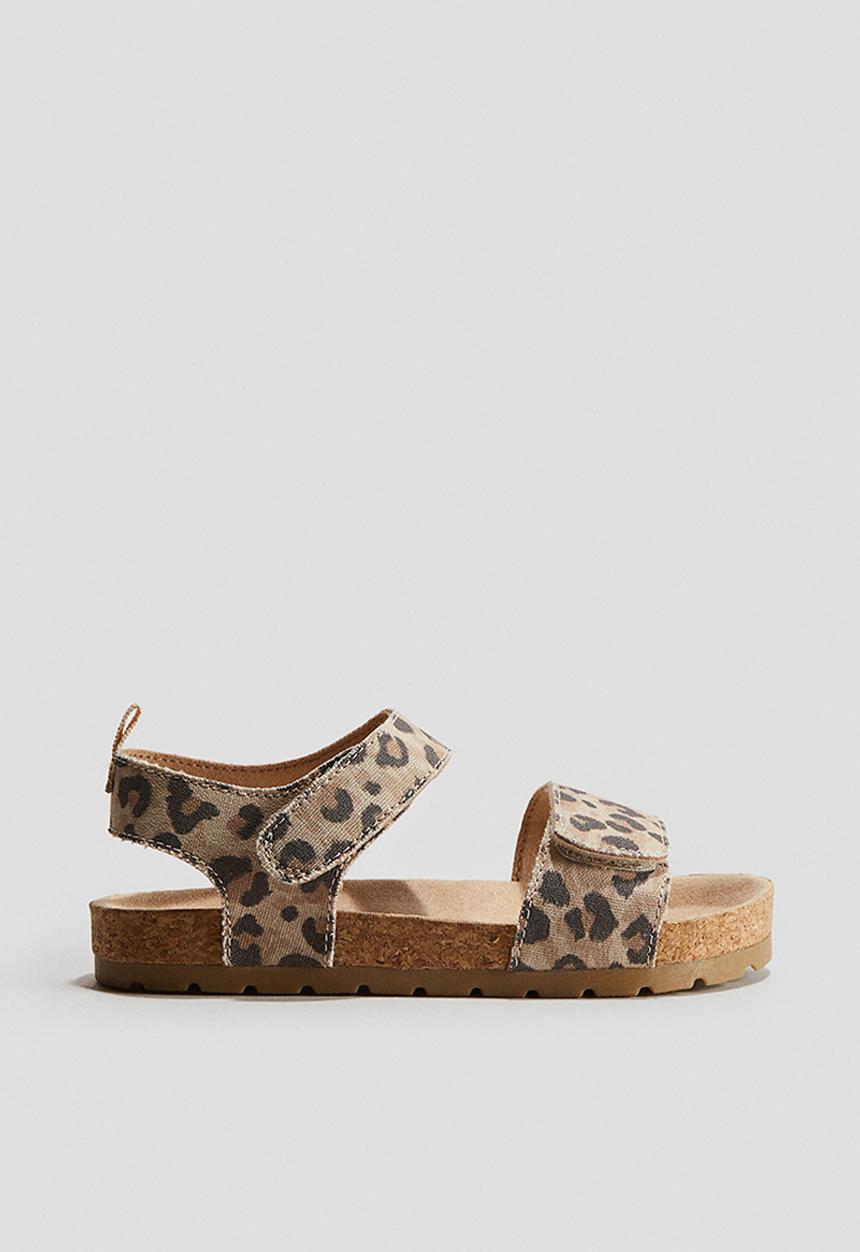 H&M - Ankle strap sandals - beige,multi