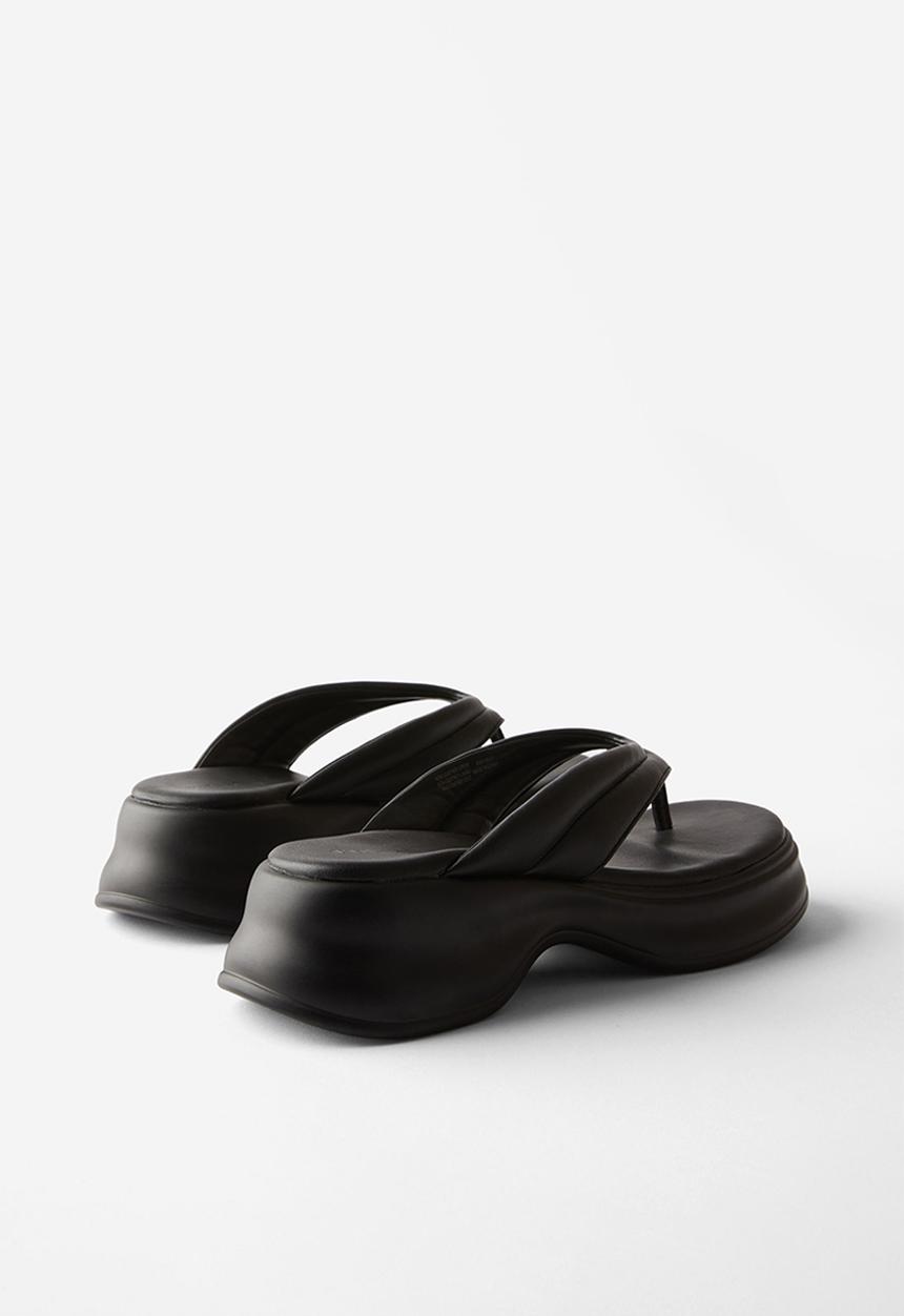 Cotton On - Skye flatform sandal - black