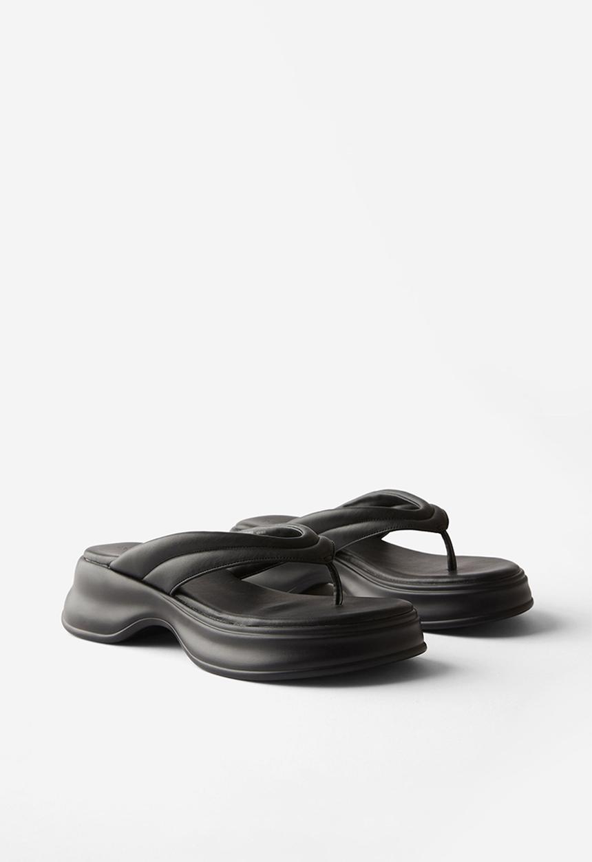 Cotton On - Skye flatform sandal - black