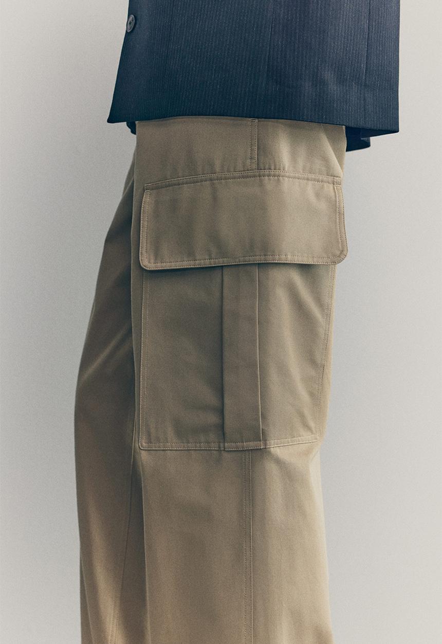 H&M - Fold-up cargo trousers - beige