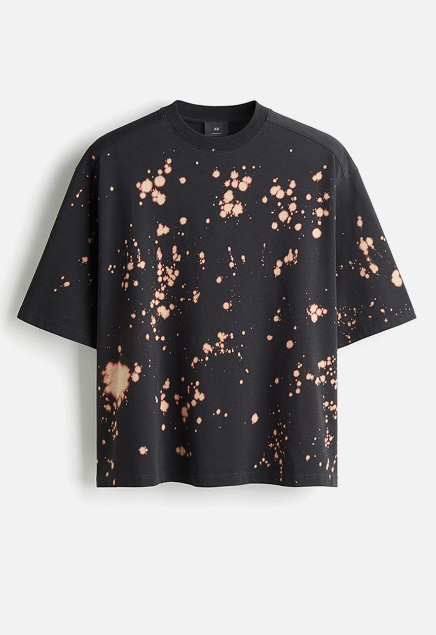 H&M - Oversized fit T-shirt - dark grey