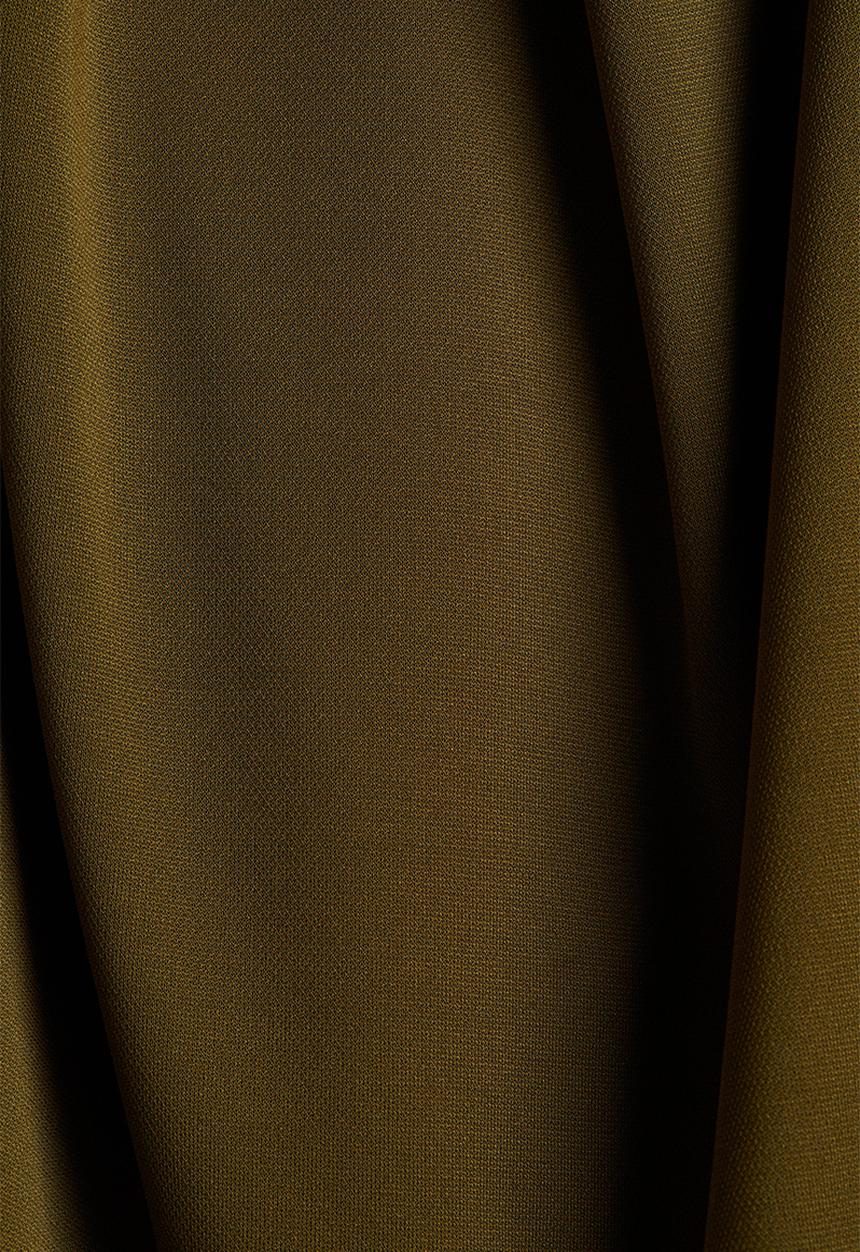 H&M - Draped dress - dark khaki green