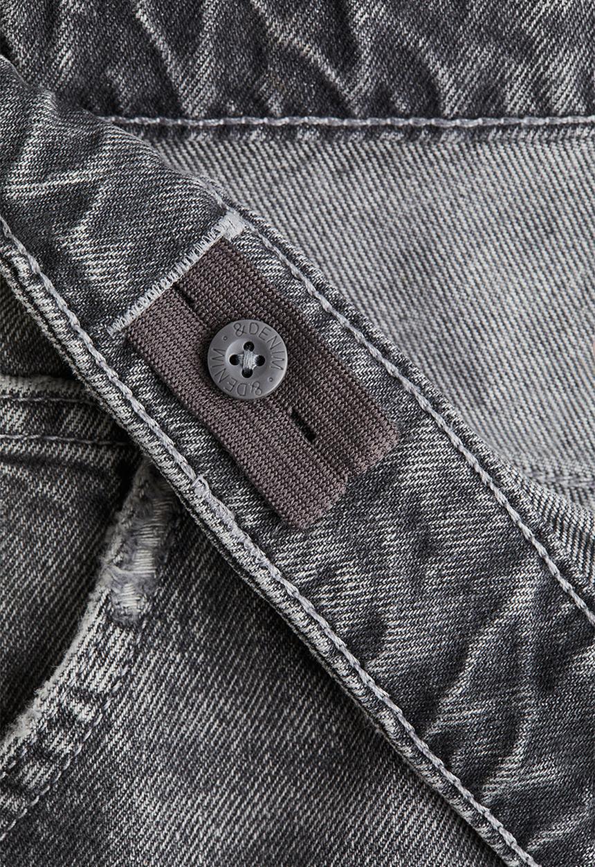 H&M - Denim carpenter shorts - washed grey