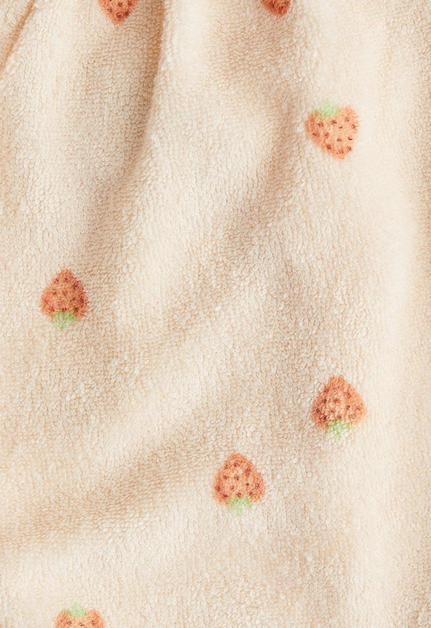 H&M - Patterned terry jumpsuit - light apricot/strawberries