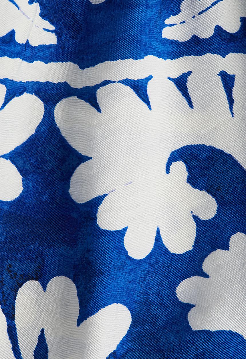 H&M - Pull-on twill shorts - bright blue patterned