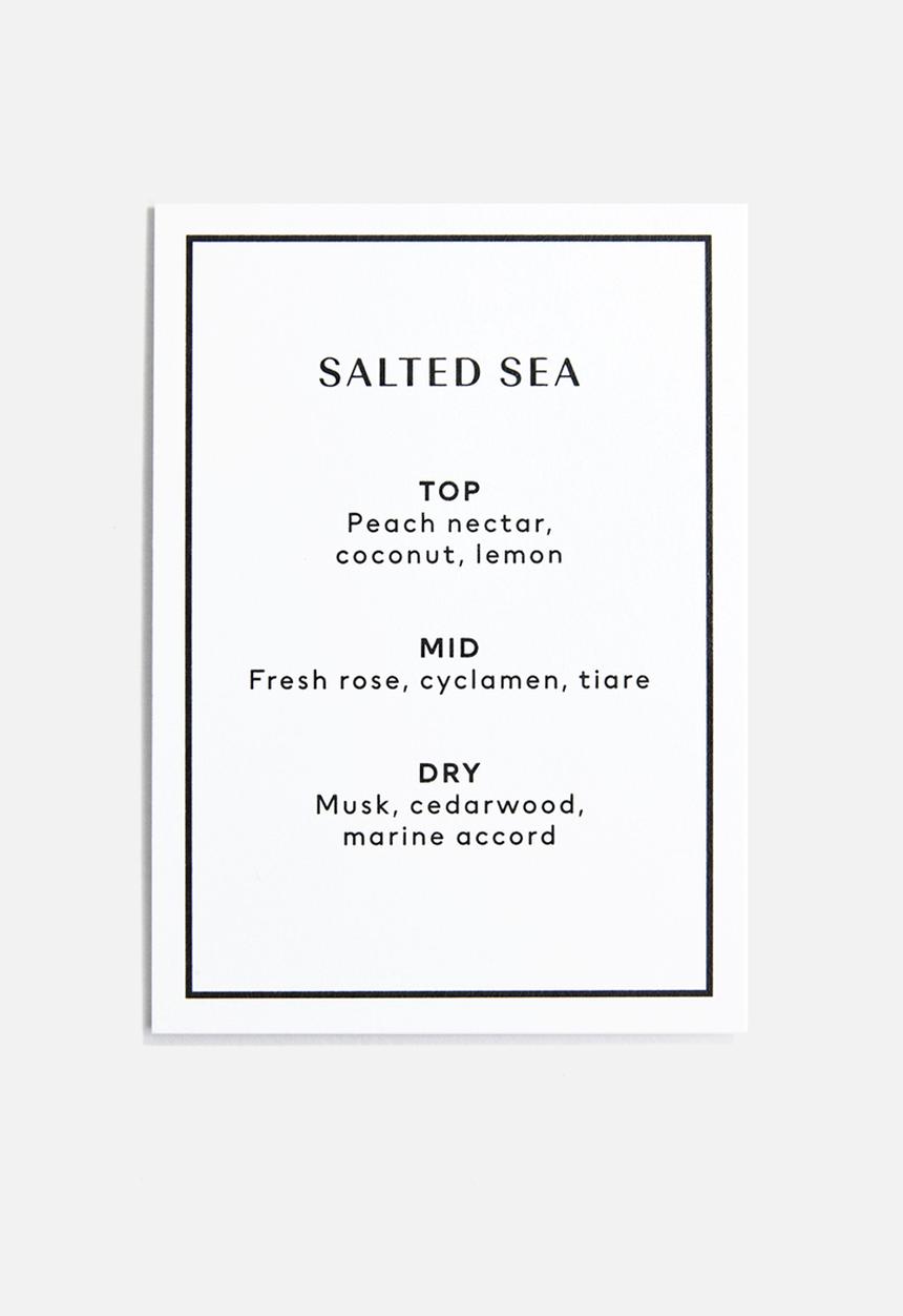 H&M - Large scented candle in glass holder - salted sea