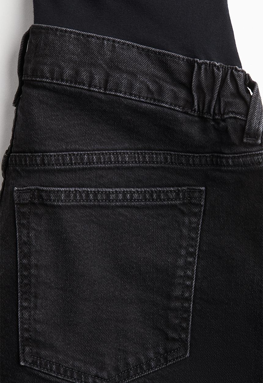 H&M - Mama denim shorts - dark grey 