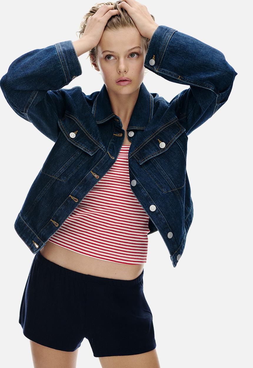 H&M - Jersey pull-on shorts - navy blue