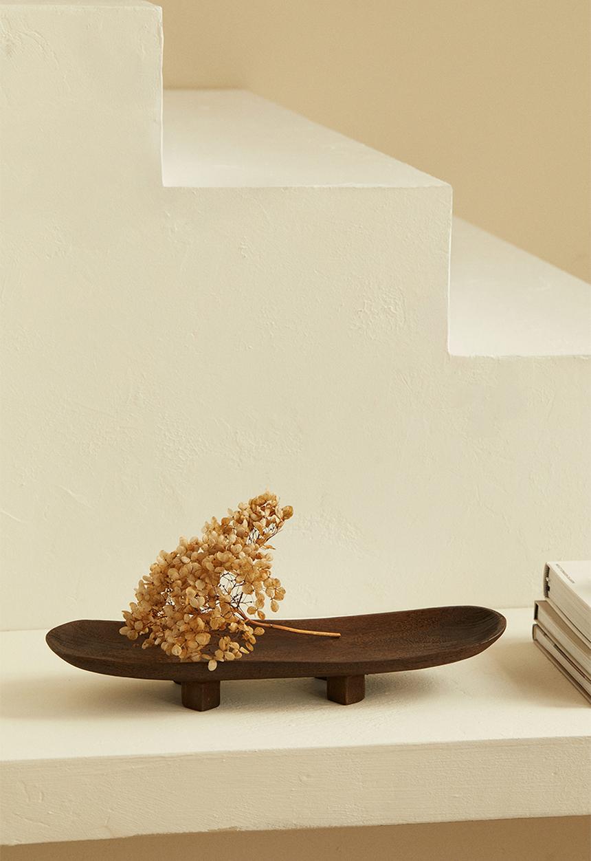 H&M - Mango wood serving dish - dark brown