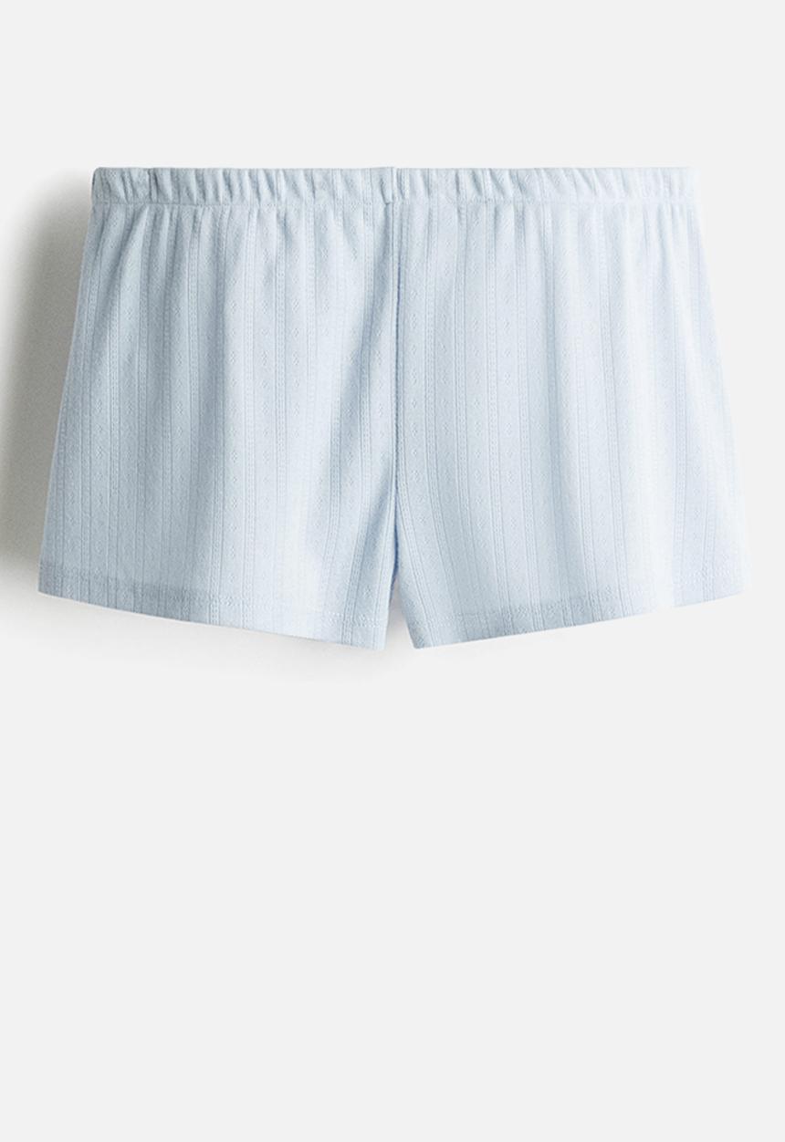 H&M - Jersey pull-on shorts - light blue
