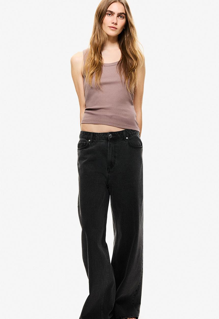 H&M - Ribbed vest top - old rose