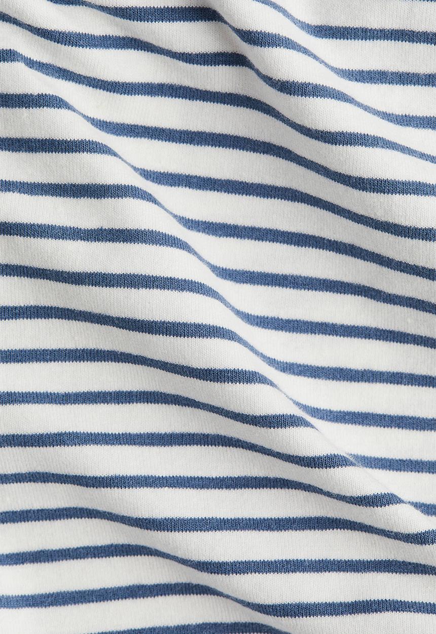 H&M - Jersey pull-on shorts - white striped 