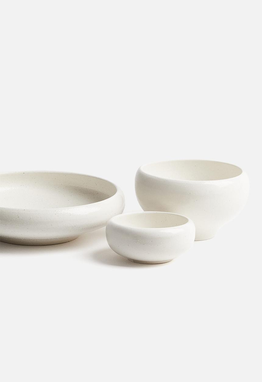 H&M - Large stoneware bowl - white
