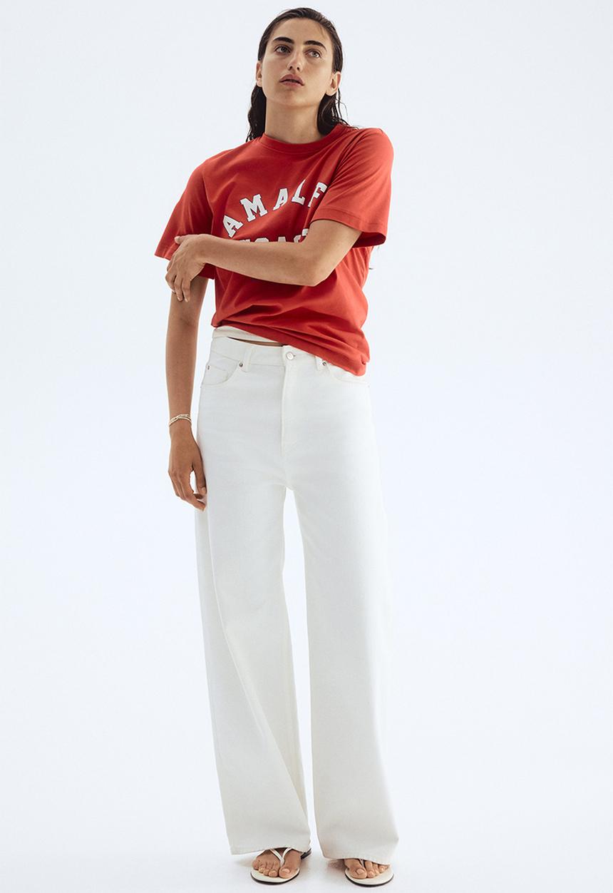 H&M - Printed t-shirt - red