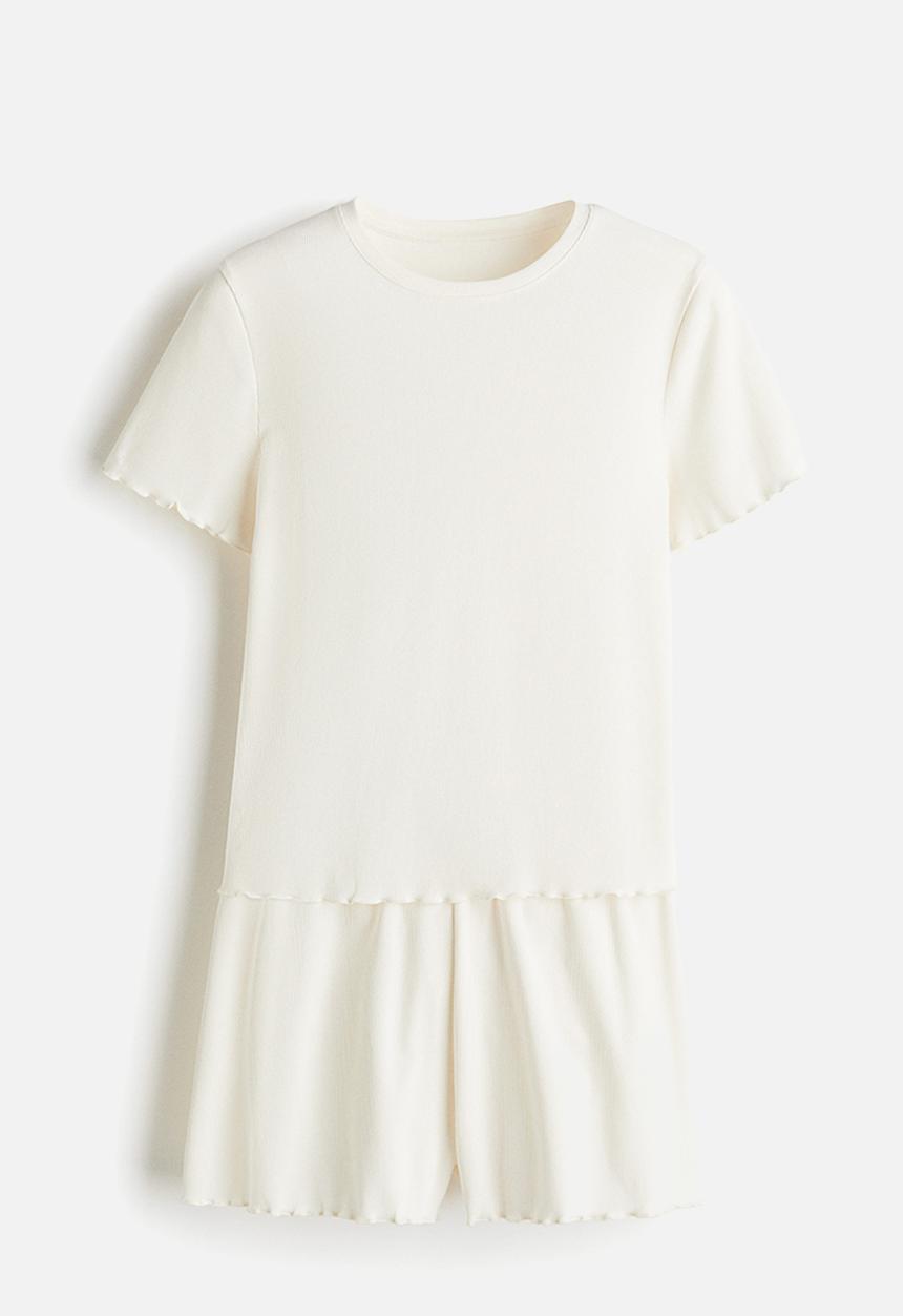 H&M - Modal-blend pyjamas - cream