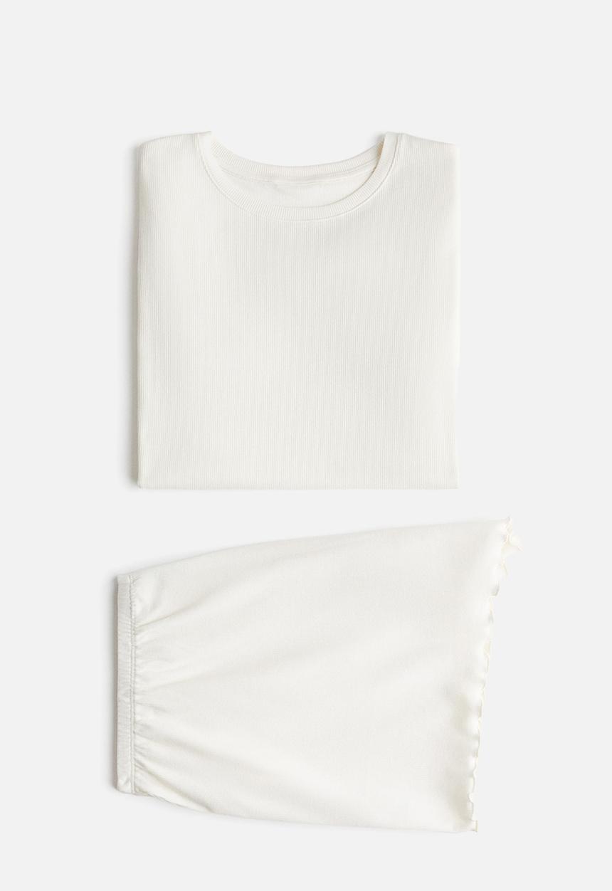 H&M - Modal-blend pyjamas - cream