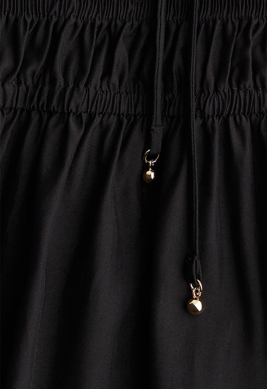 H&M - Smocked strappy dress - black
