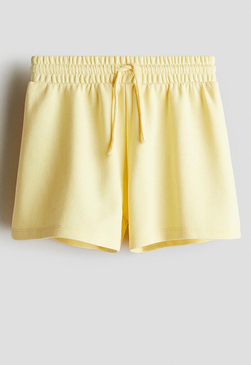 H&M - Sweatshirt shorts - light yellow