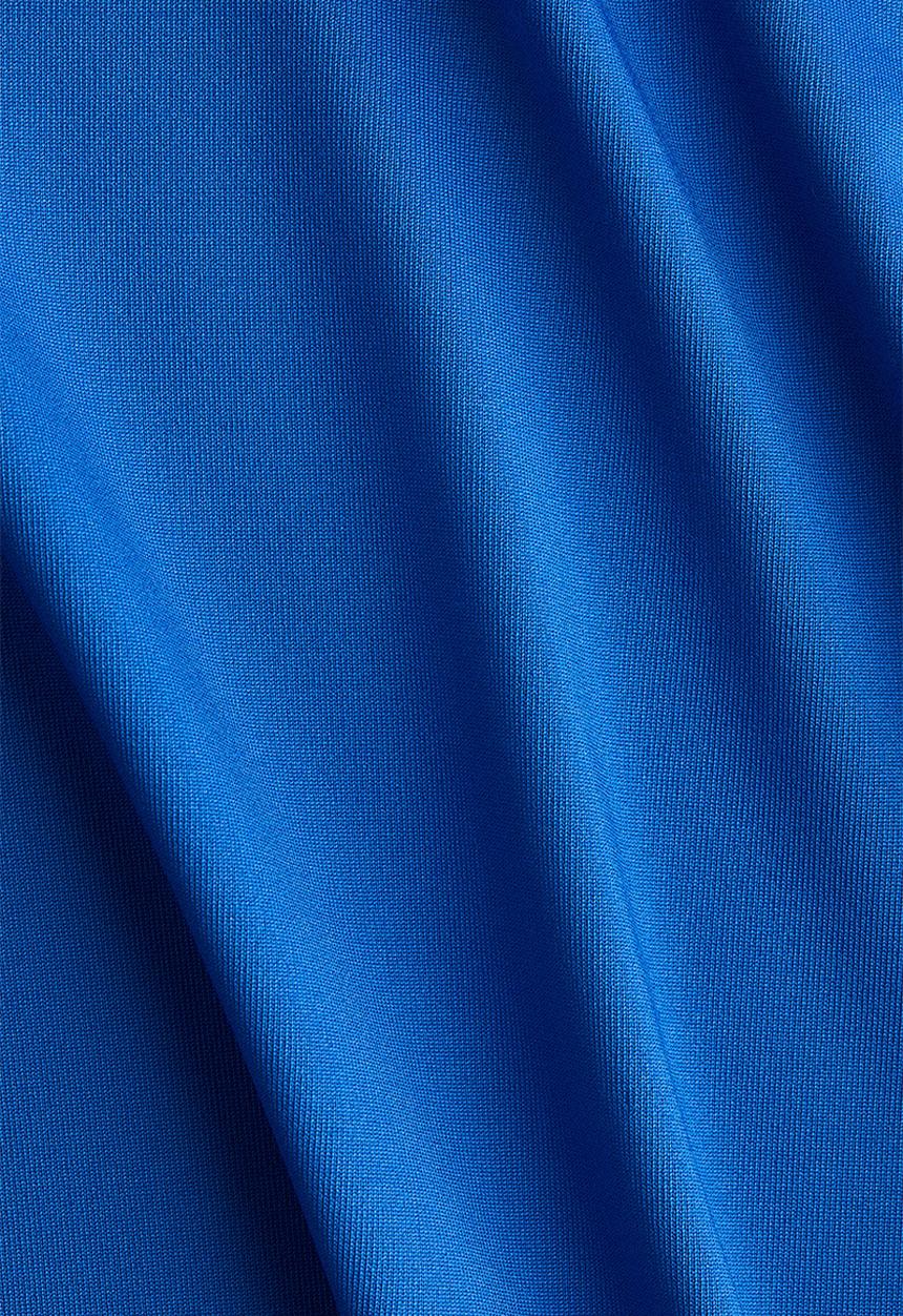 H&M - Cap-sleeved microfibre body - blue