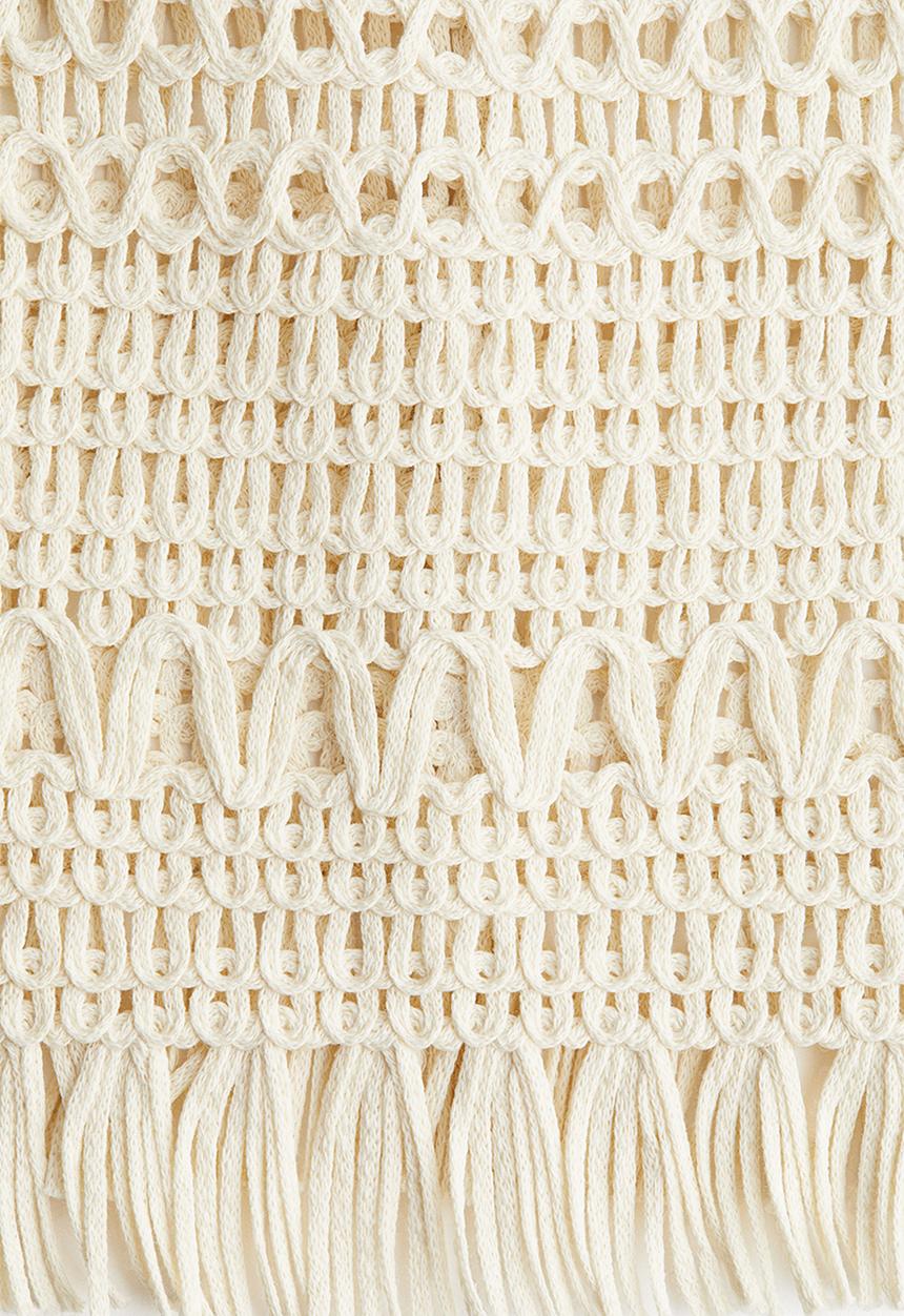 H&M - Crochet-look vest top - cream