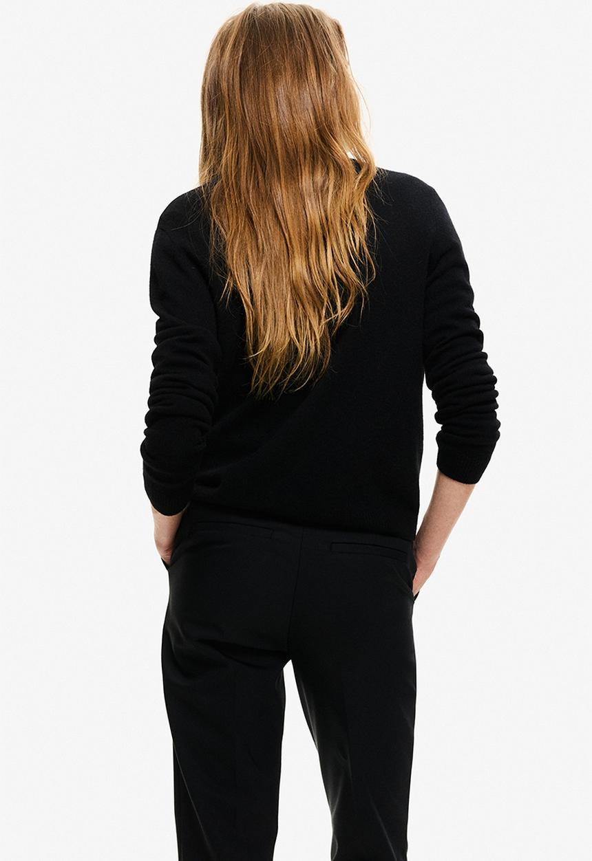 H&M - Cigarette trousers - black