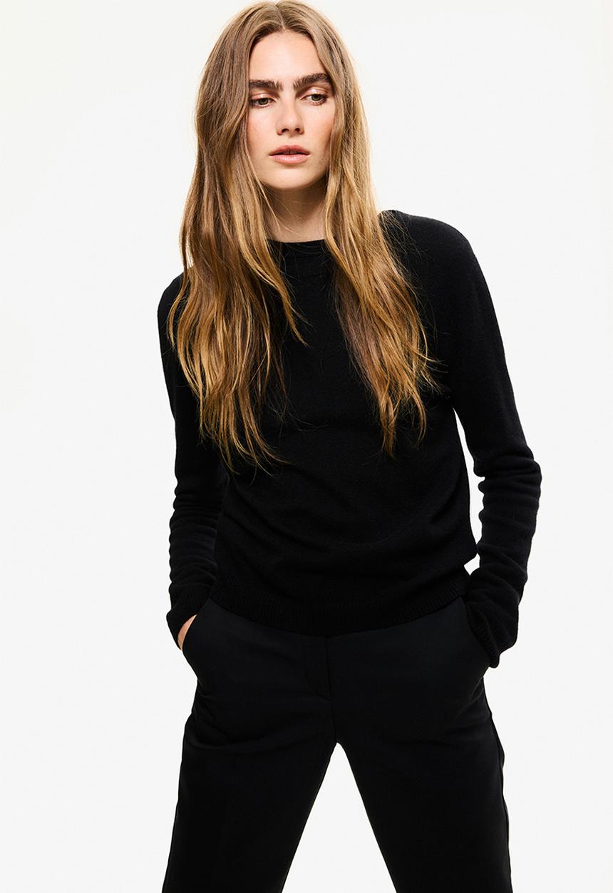 H&M - Cigarette trousers - black