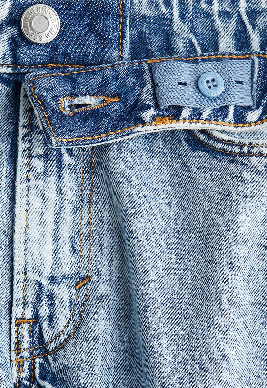 H&M - Loose-fit denim shorts - denim blue