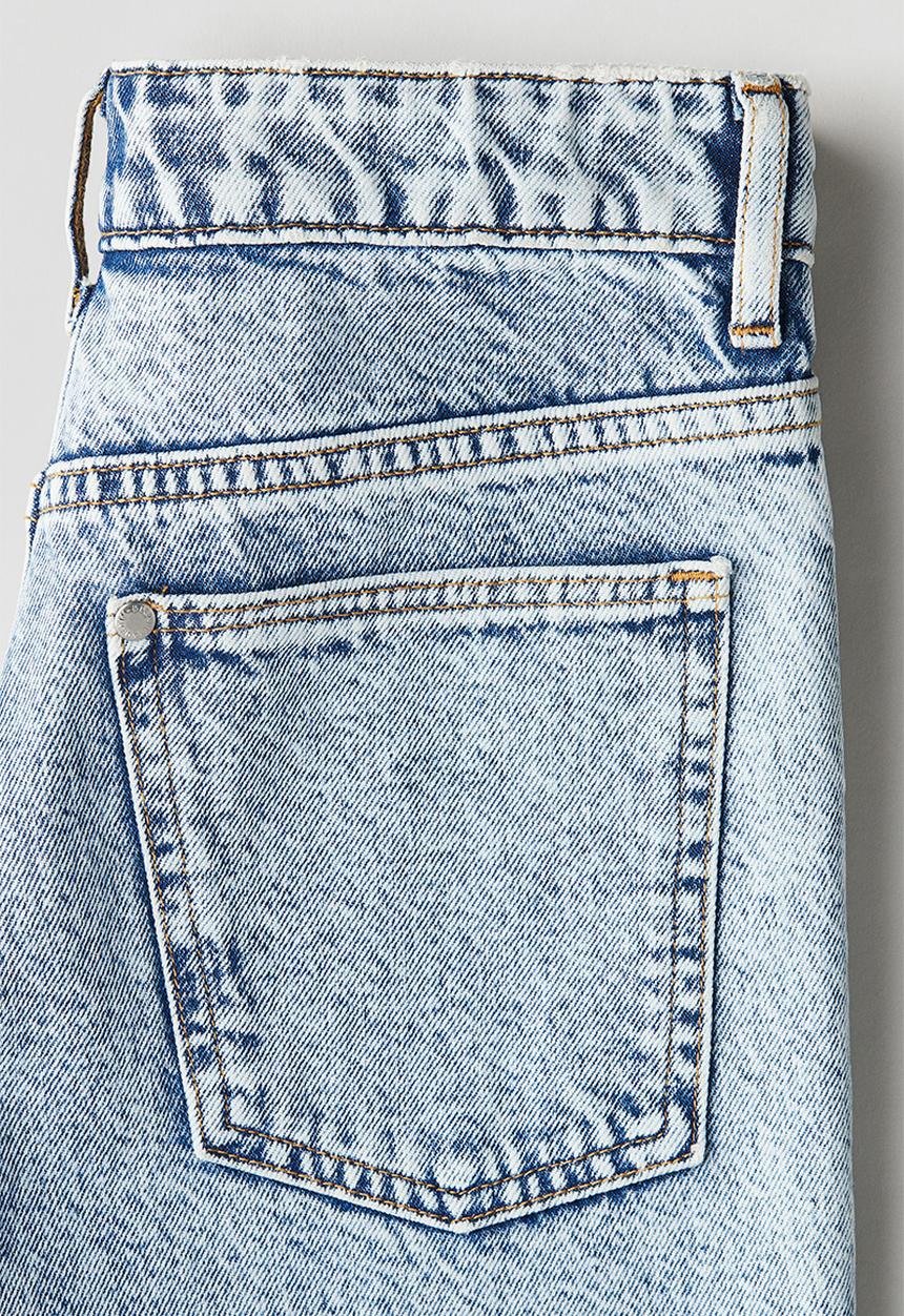 H&M - Loose-fit denim shorts - denim blue