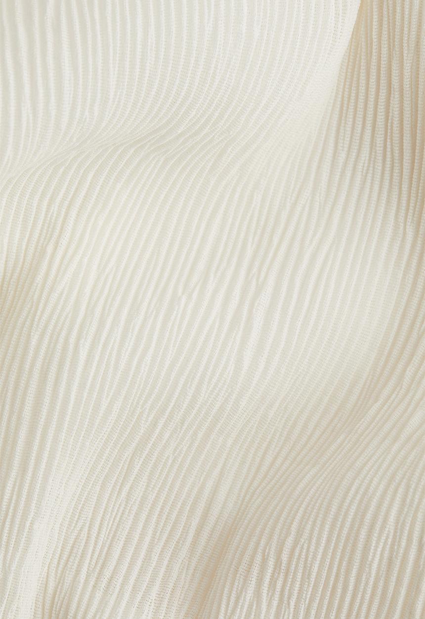 H&M - Plissé maxi skirt - white