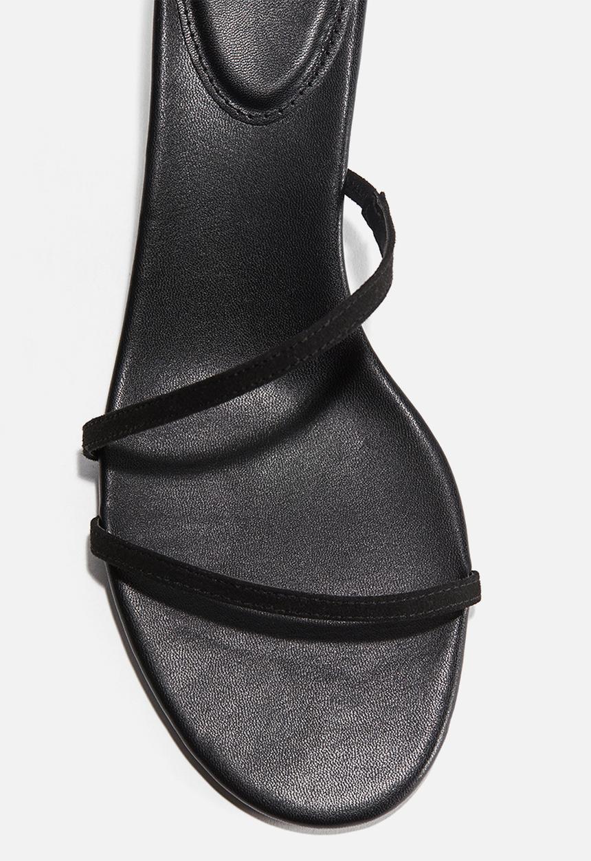 H&M - Heeled strappy sandals - black