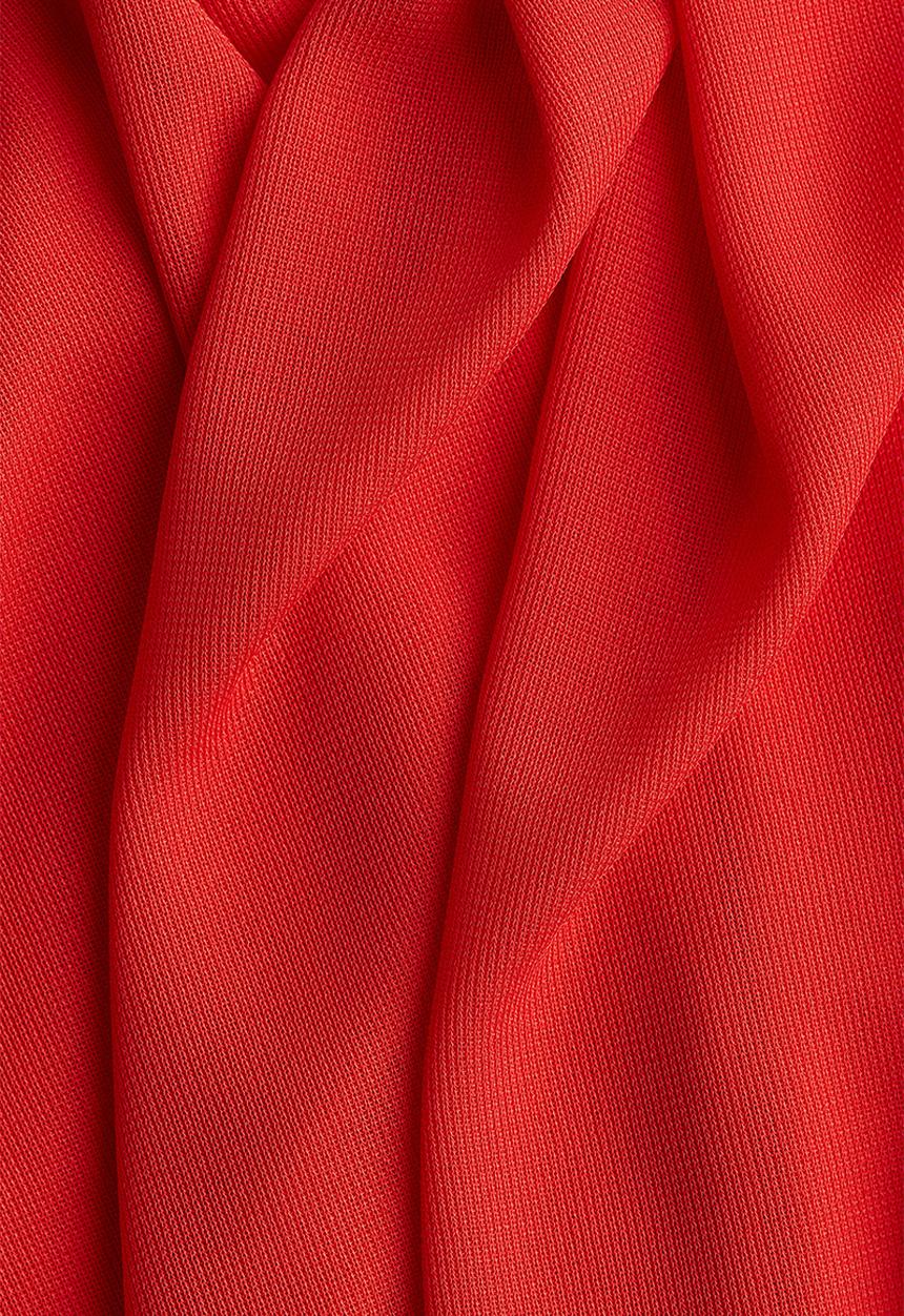 H&M - A-line jersey skirt - red