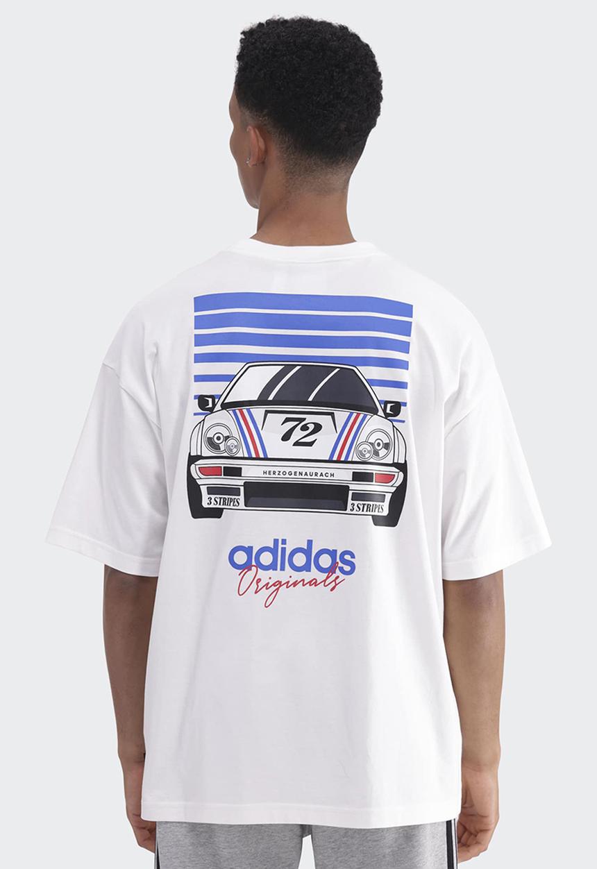 adidas Originals - Motosport Graphics Tee - off white