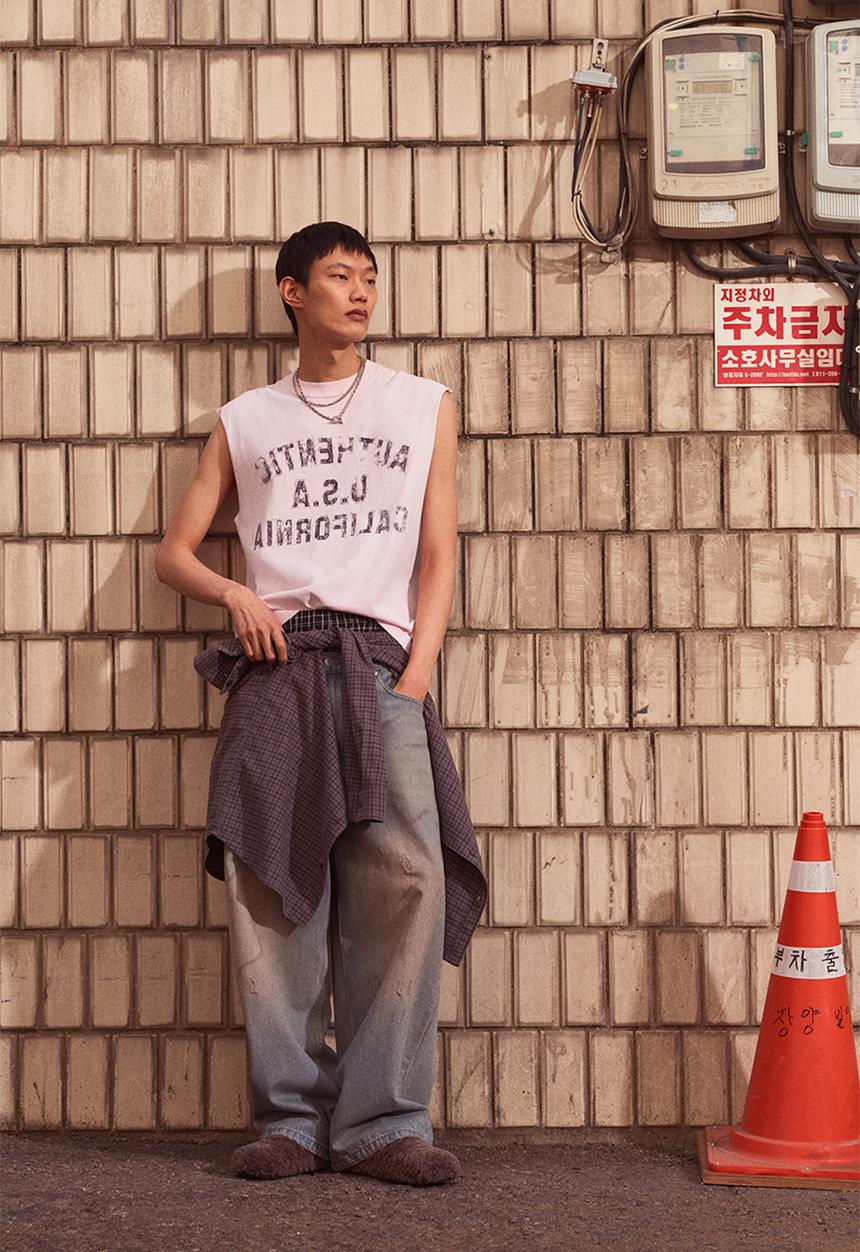 H&M - Oversized fit vest top - pink california