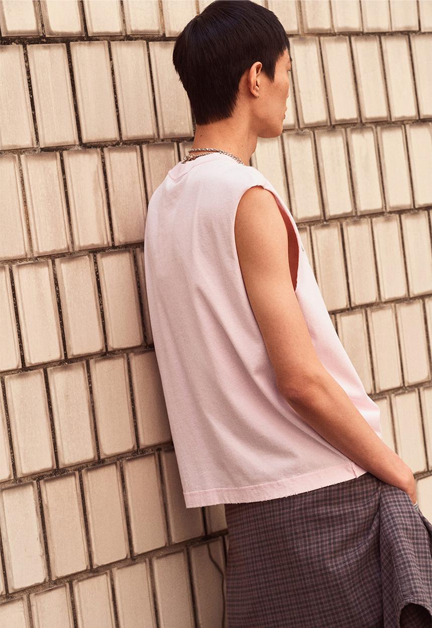 H&M - Oversized fit vest top - pink california