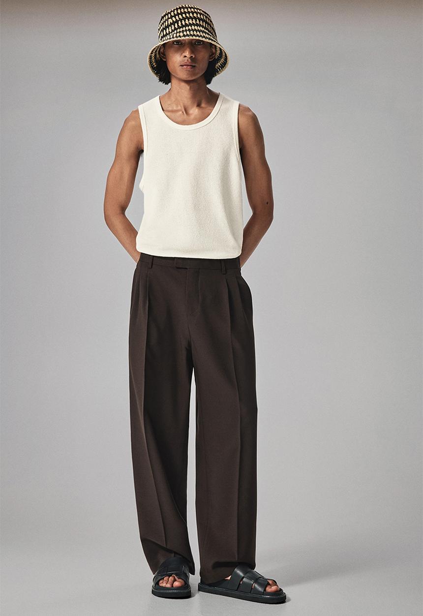H&M - Regular fit vest top - white