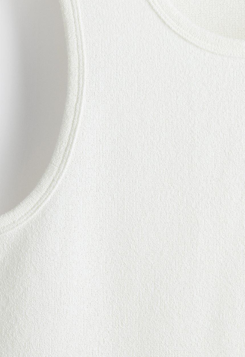 H&M - Regular fit vest top - white