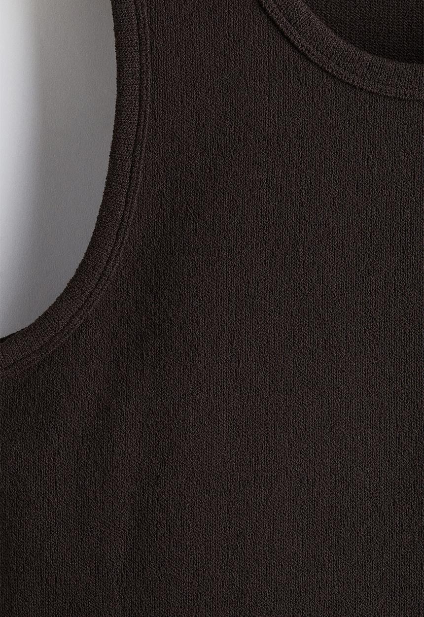 H&M - Regular fit vest top - dark brown