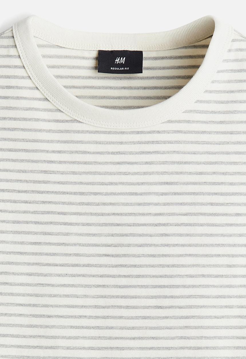 H&M - Regular fit T-shirt - cream