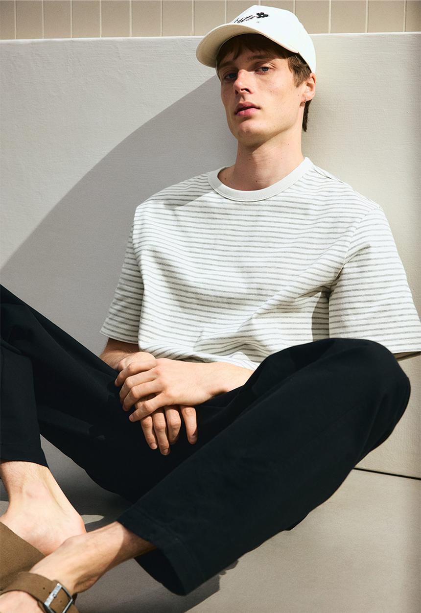 H&M - Regular fit T-shirt - cream