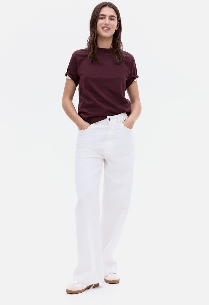 H&M - Cotton t-shirt - burgundy