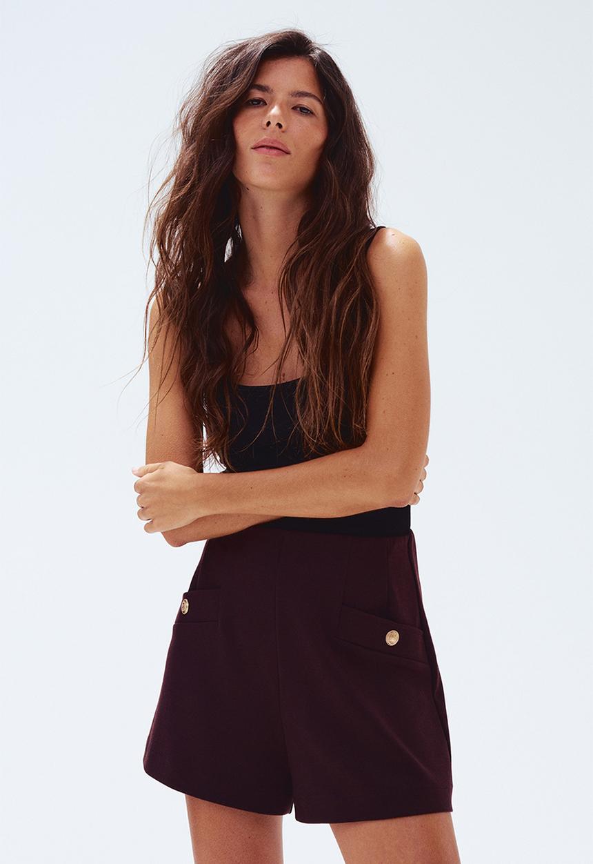 H&M - Interlock shorts - dark brown