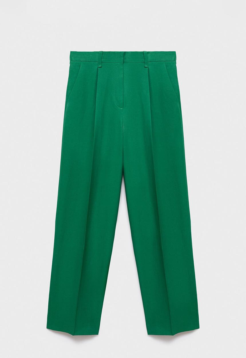 MANGO - Trousers otero -   green