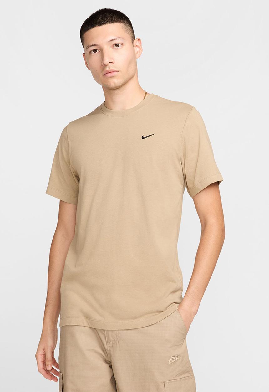 Nike - NSW Embroidered Swoosh FS Tee - Neutral Beige