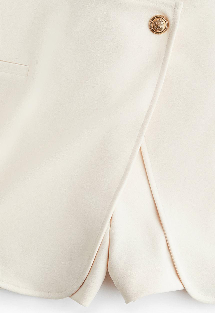 H&M - Interlock skort - beige