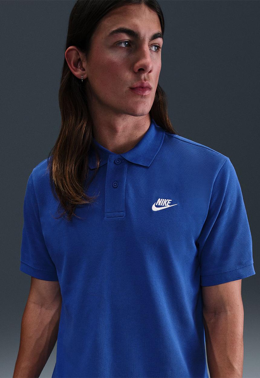 Nike - NSW Club PQ Matchup Polo - Game Bluel/White