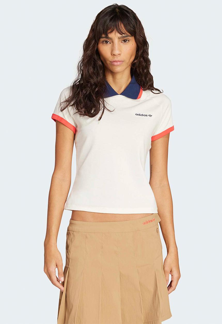 adidas Originals - Short Polo - White