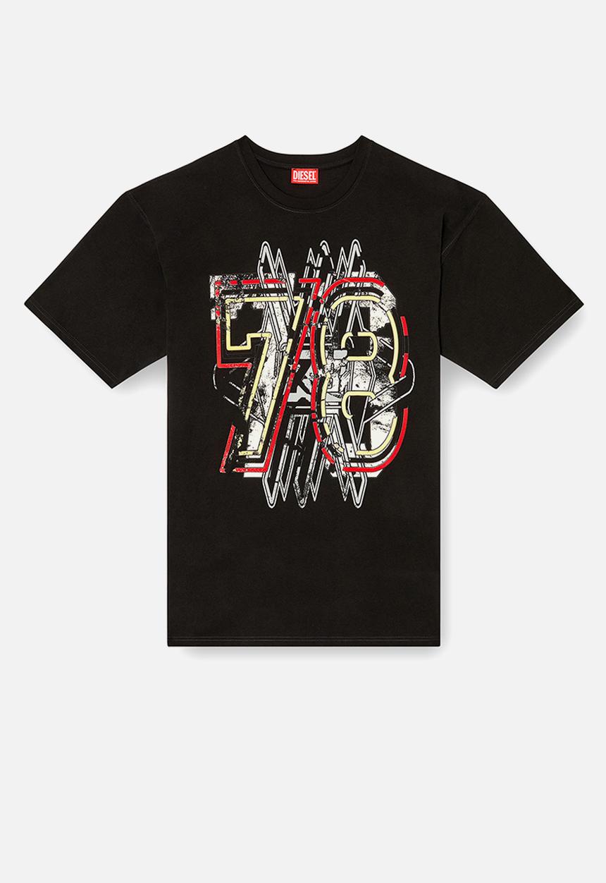 Diesel  - T-BOXT-T8 T-shirt - black